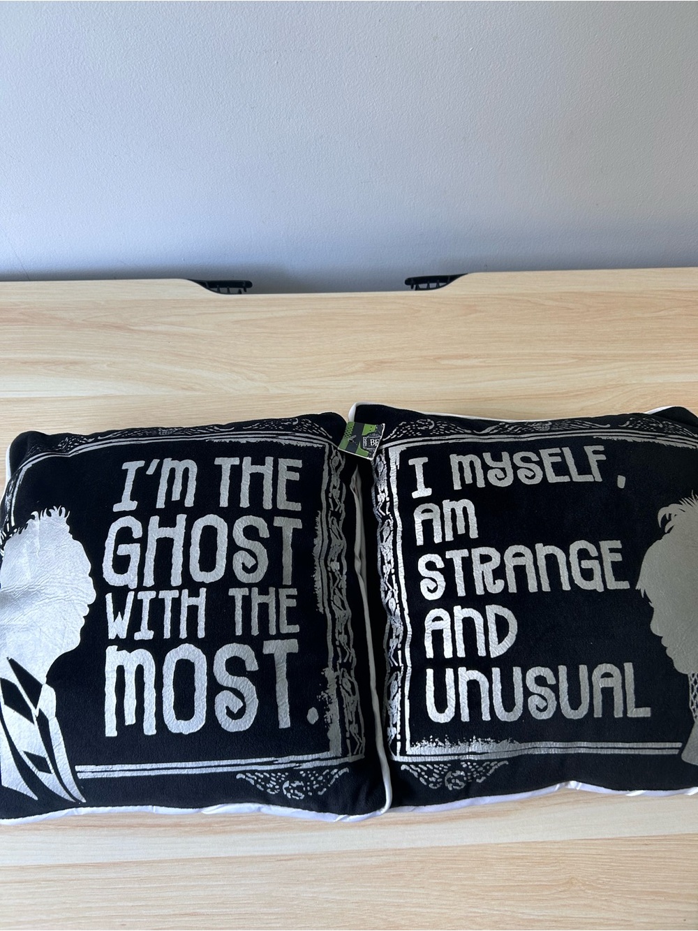 Beetlejuice Pillows